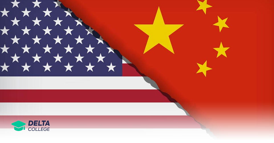 نماد یوآن چین در مقابل ارز آمریکا