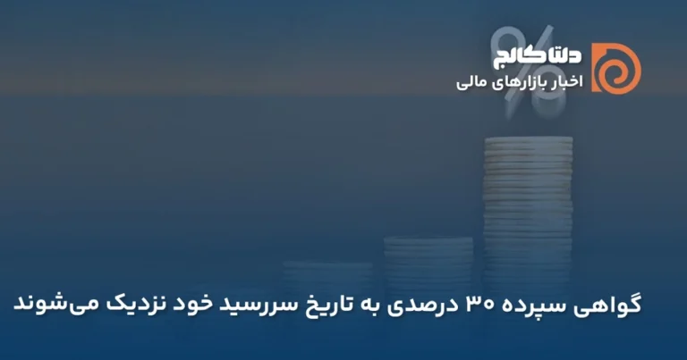 سررسید گواهیهای سپرده